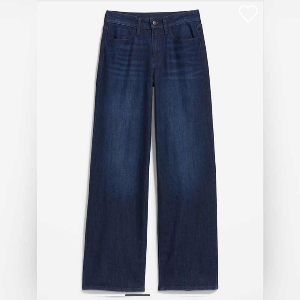 NWOT Old Navy High-Waisted Wow Wide-Leg Jeans for Women